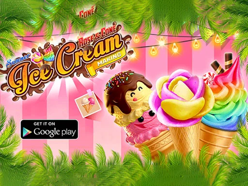 Summer Rose Cone Ice Cream: מעבדת הגלידה הפרחונית של הקיץ